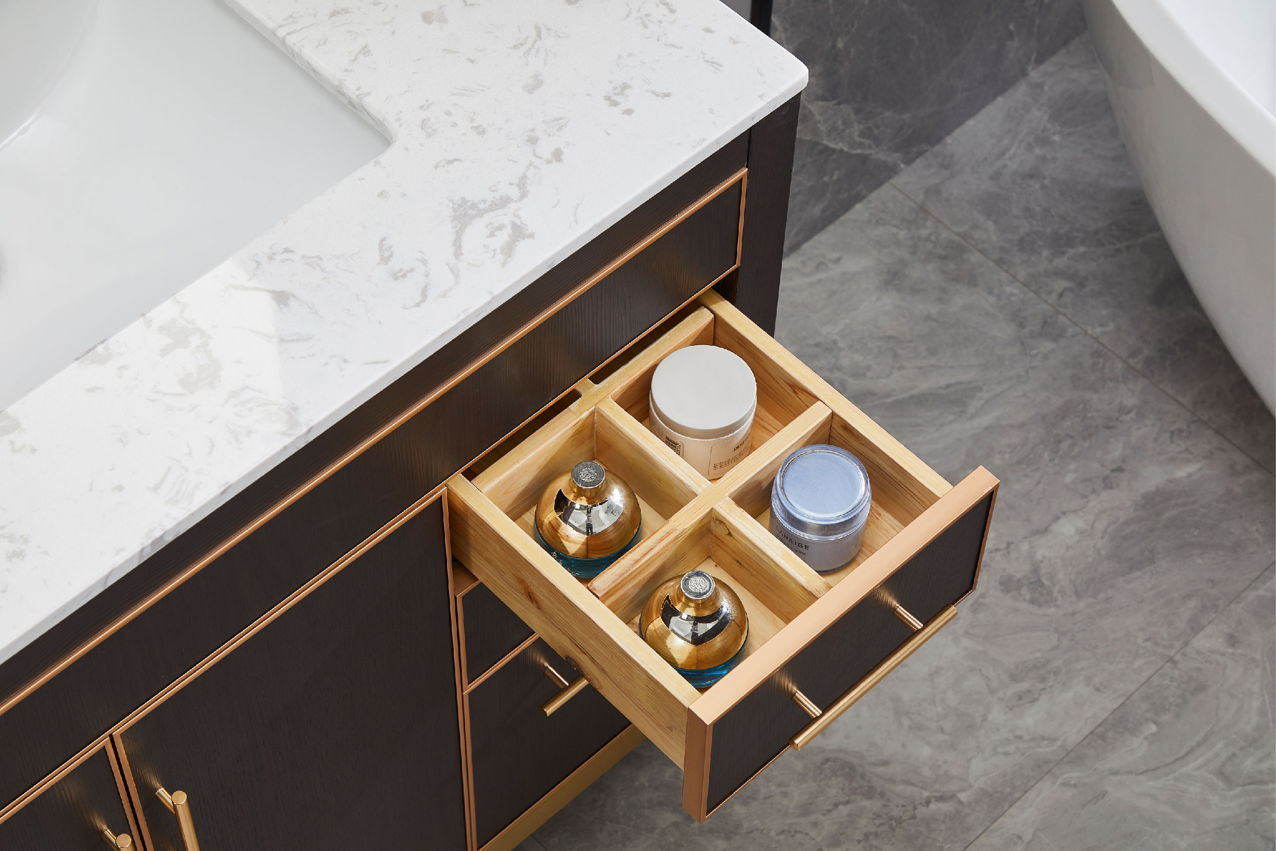 Tocador de gabinetes de baño de pie - Compre tocador de baño, gabinetes